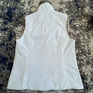 Kristen Blake Reversible White Shell and Faux Fur Vest